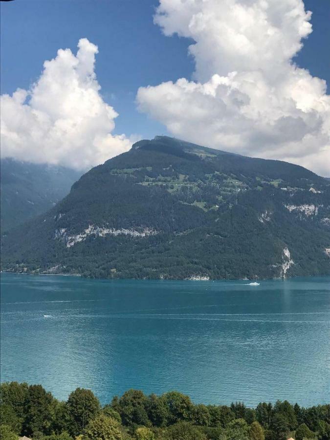 Traumhaftes Chalet Mit Seesicht Krattigen Dış mekan fotoğraf